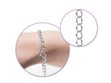 Chain Curb 7x5mm Links Silver 1.2m