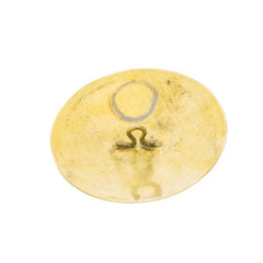 1 1/2 Inch Round Brass Concho 1/pk