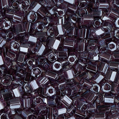 10/0 Czech 2 Cut Seed Beads Luster Amethyst 22g