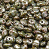 *Czech Superuno Beads Chalk Lazure Blue 22g