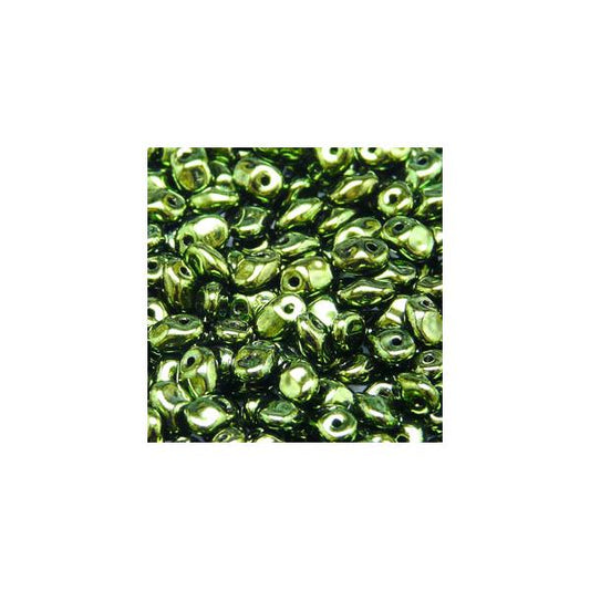 *Czech Superuno Beads Jet Red Luster 22g