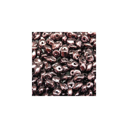 *Czech Superuno Beads Jet Vega Luster 22g