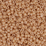 15/0 Miyuki Seed Beads #0597 Op Tan Gold Luster 22g