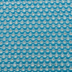 *Plastic 2mm Neon Blue Rhinestone Banding by the Yard