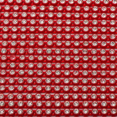 *Plastic 2mm Red Rhinestone Banding by the Yard