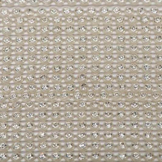 Plastic 2mm Clear Rhinestone Banding by the Yard