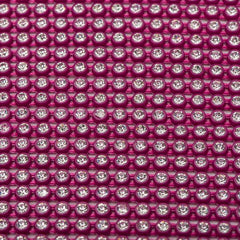 *Plastic 2mm Fuchsia Rhinestone Banding 10yd/pk