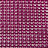 *Plastic 2mm Fuchsia Rhinestone Banding by the Yard