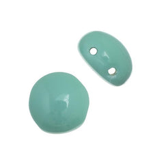 Czech Candy Beads 22/strand - Opaque Turquoise