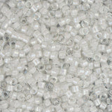 11/0 Delica Bead #0066 White AB Lined 5.2g