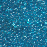 3.4mm Miyuki Drop Silver Lined Aqua 25g