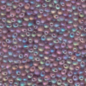 3.4mm Miyuki Drop Matte Smoky Amethyst AB 25g