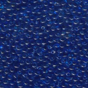 3.4mm Miyuki Drop Transparent Blue 25g