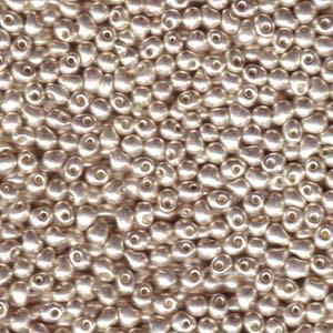 3.4mm Miyuki Drop Metallic Galvanized Silver 25g