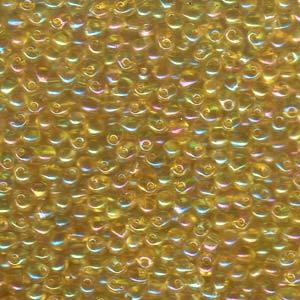 3.4mm Miyuki Drop Transparent Light Topaz AB 25g