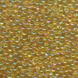 3.4mm Miyuki Drop Transparent Light Topaz AB 25g