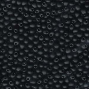 3.4mm Miyuki Drop Matte Black 25g