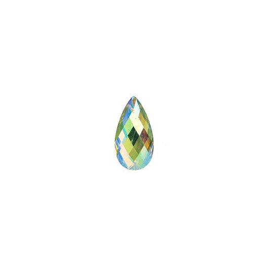 *Lime Green AB 11x18mm Tear Drop Sew On Stone #9025-14 20/pk