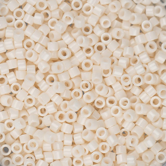 11/0 Delica Bead #1490 White Bisque Opaque 5.2g