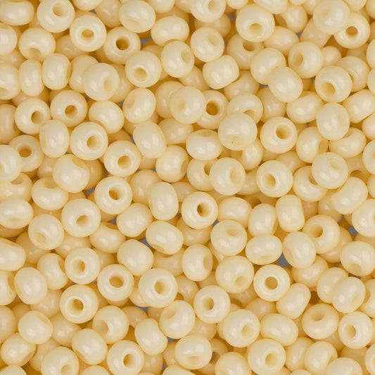10/0 Czech Seed Beads Opaque Bone Solgel 500g