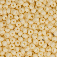 10/0 Czech Seed Beads Opaque Bone Solgel 500g