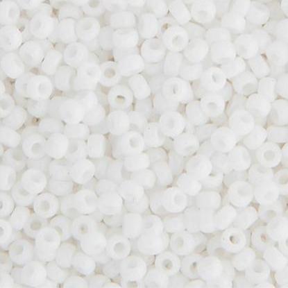 11/0 Miyuki Seed Beads #0402 Opaque White 250g