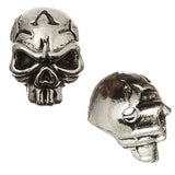 Metal Skull Beads 9x11mm Antique Silver 5/pk