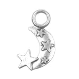 Moon & Stars Metal Charm 18x11mm 5/pk
