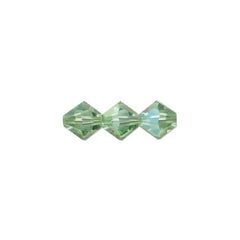 4mm Peridot AB Preciosa Bicone Each