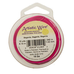 18g Artistic Wire Magenta 10yd