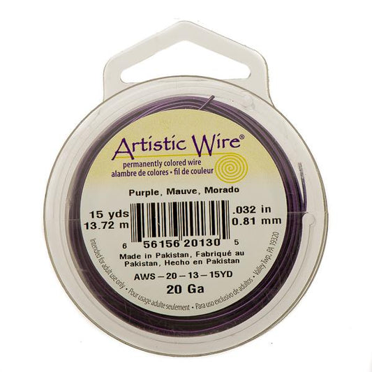 20g Artistic Wire Purple 15yd