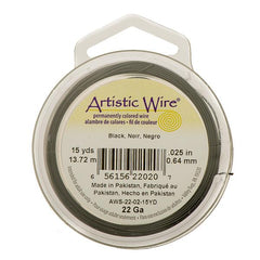 22g Artistic Wire Black 15yd