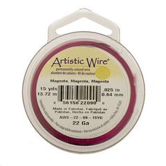 22g Artistic Wire Magenta 15yd