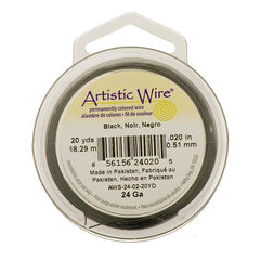 24g Artistic Wire Black 20yd