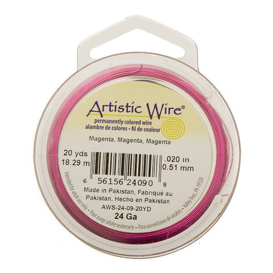 24g Artistic Wire Magenta 20yd