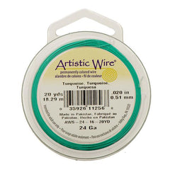 24g Artistic Wire Turquoise 20yd