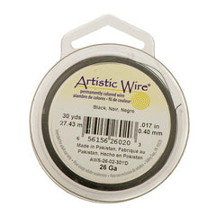 26g Artistic Wire Black 30yd