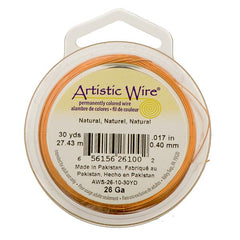 26g Artistic Wire Natural Copper 30yd