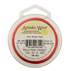 26g Artistic Wire Red 30yd