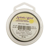 28g Artistic Wire Black 40yd