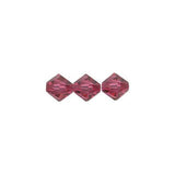 Preciosa Bicone 4mm Fuchsia Each