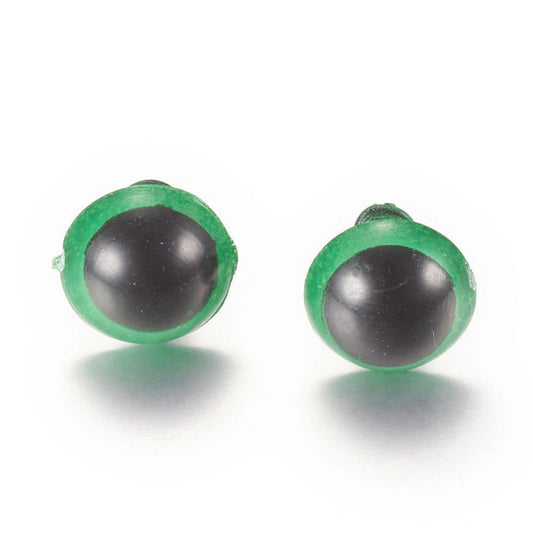 Safety Eyes 12mm Green 20/pk