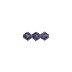 4mm Tanzanite Preciosa Bicone Each