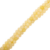 Lemon Jade Beads 4-4.5mm Round (Natural) 15-16" Strand