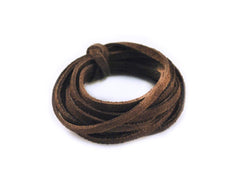 3mm Suede Lace Dark Brown 2m