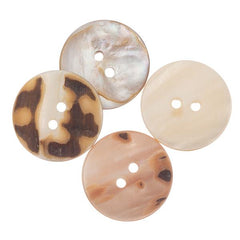 Button Shell 7/8" Sea Shell 10/pk