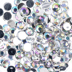 Flat Back Rhinestones Round 4mm Crystal AB 2000/pk