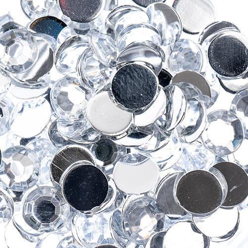 Flat Back Rhinestones Round 6mm Crystal 1000/pk