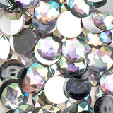 Flat Back Rhinestones Round 20mm Crystal AB 200/pk