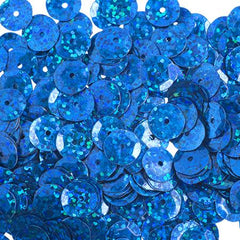 Sequins 6mm Hologram Royal Blue 1600/pk